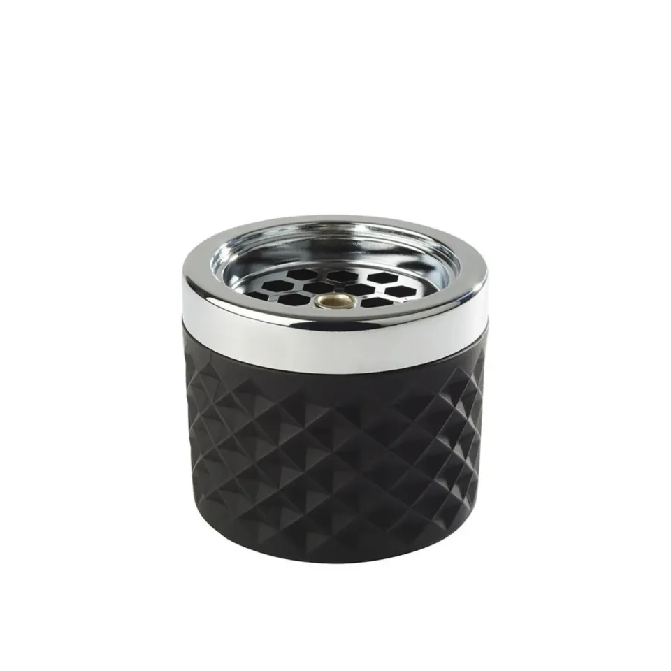 APS Asbak mat zwart Ø 9,5 cm 8 cm