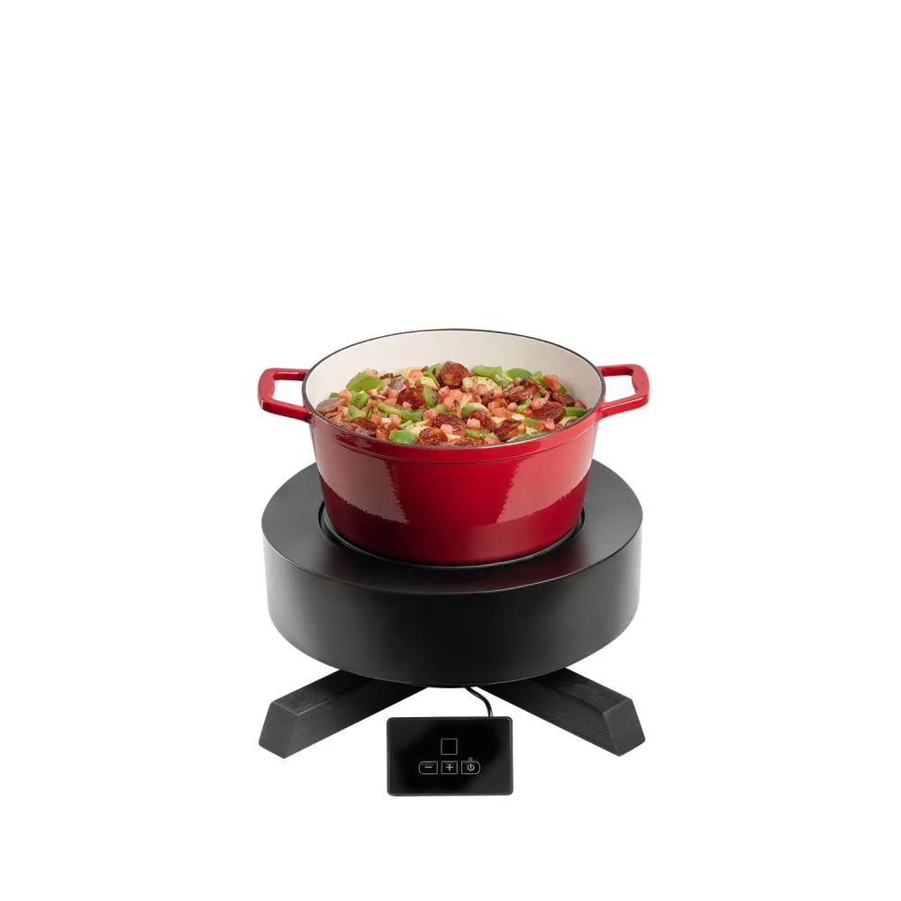 APS Bonfire inductiestation 900W zwart 46,5 cm