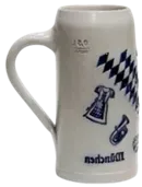 Artina Rautenkrug München bierpul 0,5 L helder glas
