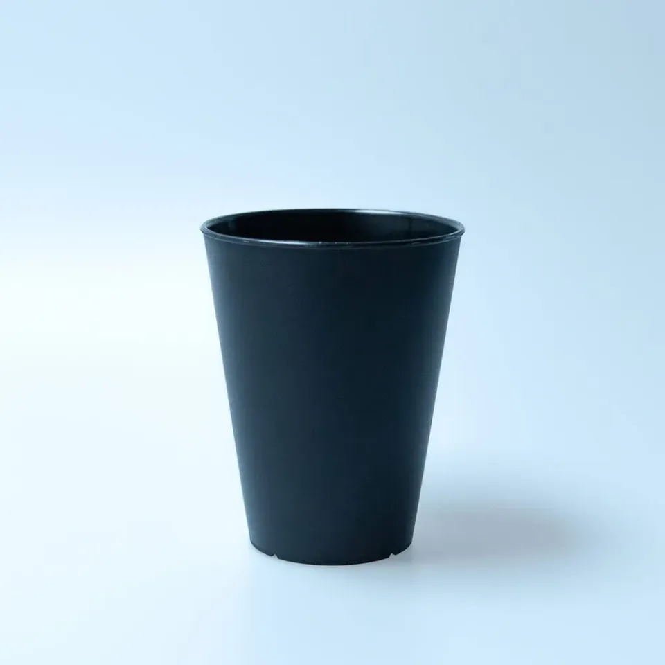 Dutch Cups Fusion 30cl koffiebeker PP zwart herbruikbaar