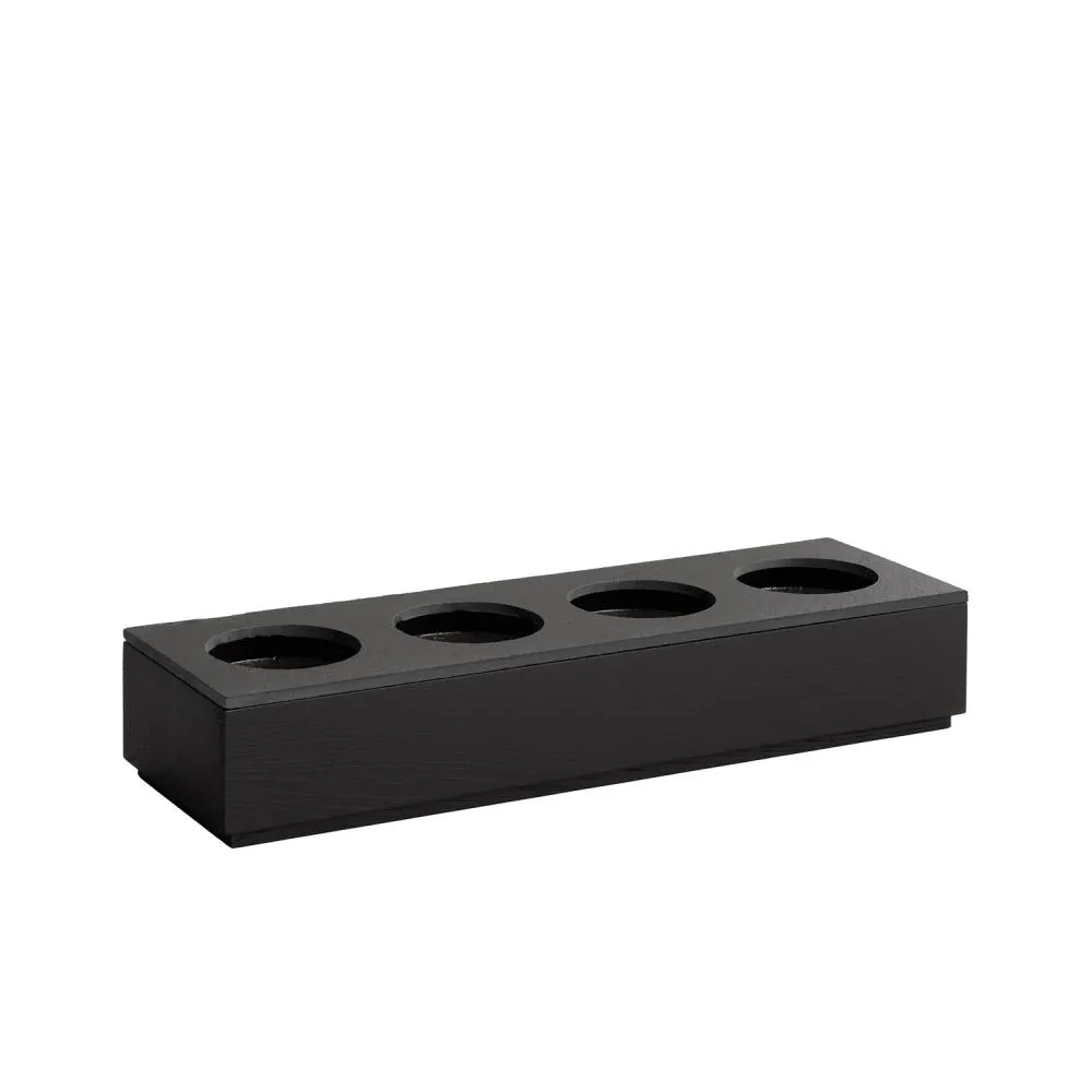 APS Valo GN 2/4 serveerplaat zwart natuurleisteen