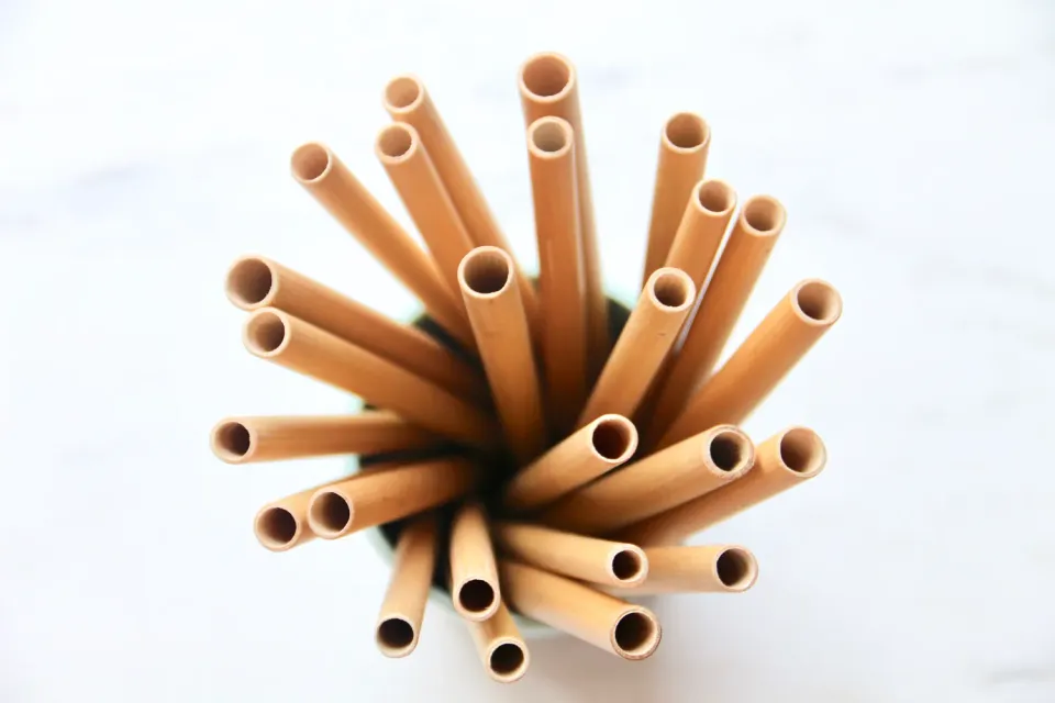 Happy Straw Straight bamboe rietjes 100 stuks recht