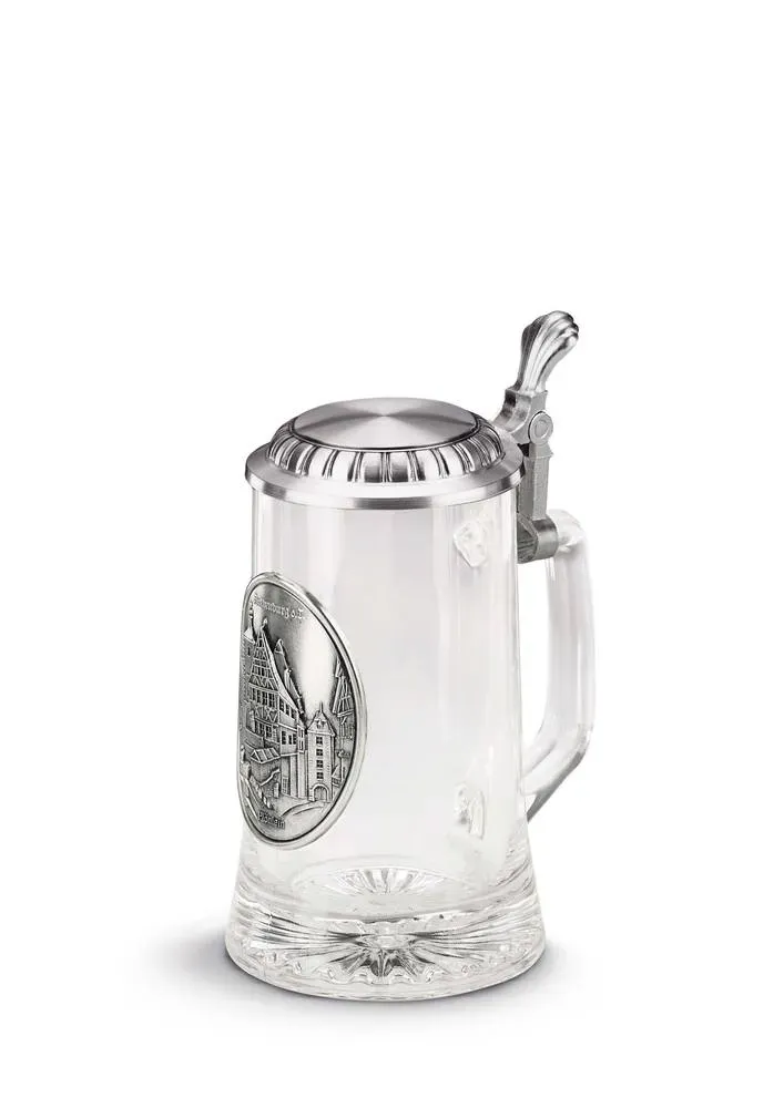 Artina Rothenburg bierpul 0,5 liter glas tin