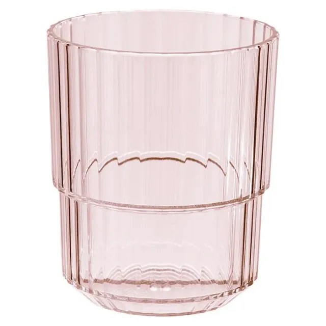 APS Linea beker lichtroze 300 ml 48 stuks plastic
