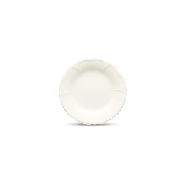 BonBistro Retro Plat Bord 16 cm Ivoor 6 Stuks Dessert